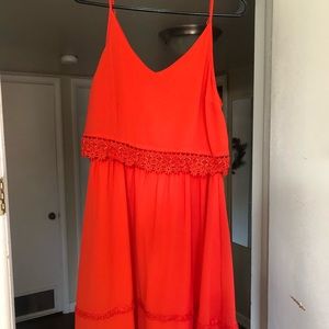 Orange dress from Francesca’s